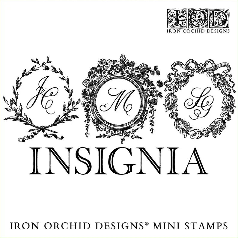IOD Stamps Insignia set of Four 6x6