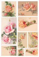 Decoupage rice paper