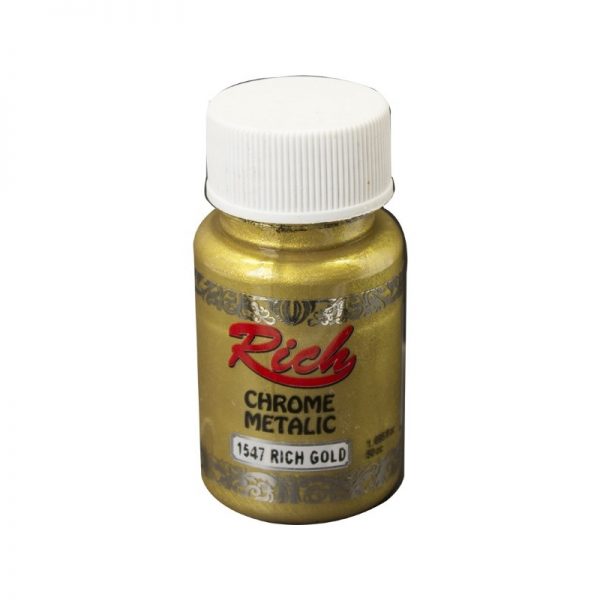 Chrome metallic paint Rich 50ml