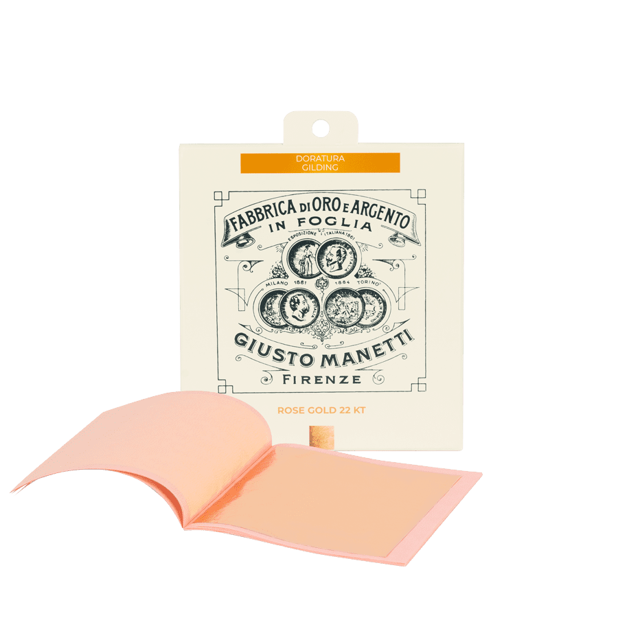 Rose Gold 22kt - 80x80 mm