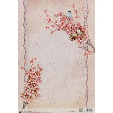 Decoupage rice paper