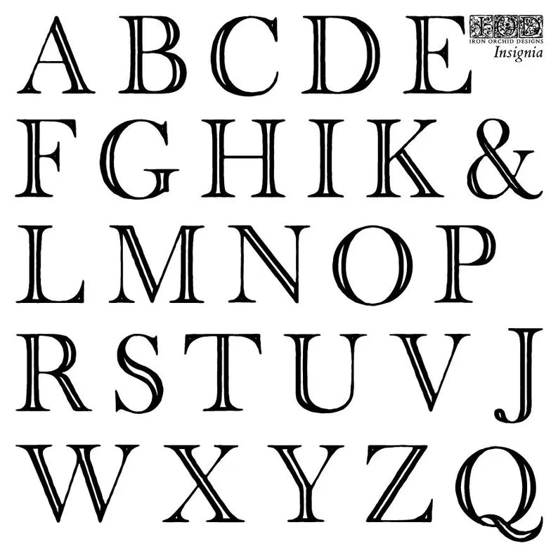 IOD Stamps Insignia set of Four 6x6