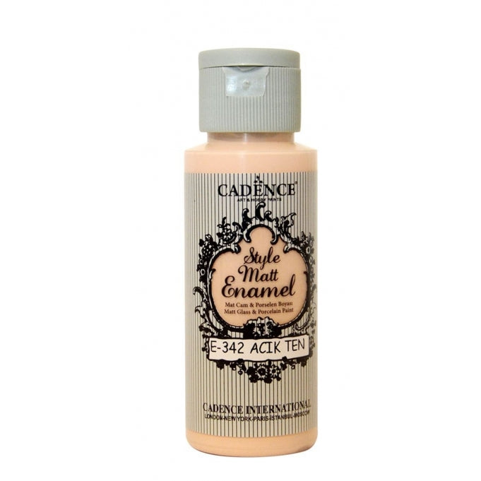 STYLE MATTE ENAMEL GLASS and PORCELINE PAINT 70ml
