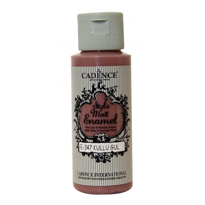 STYLE MATTE ENAMEL GLASS and PORCELINE PAINT 70ml