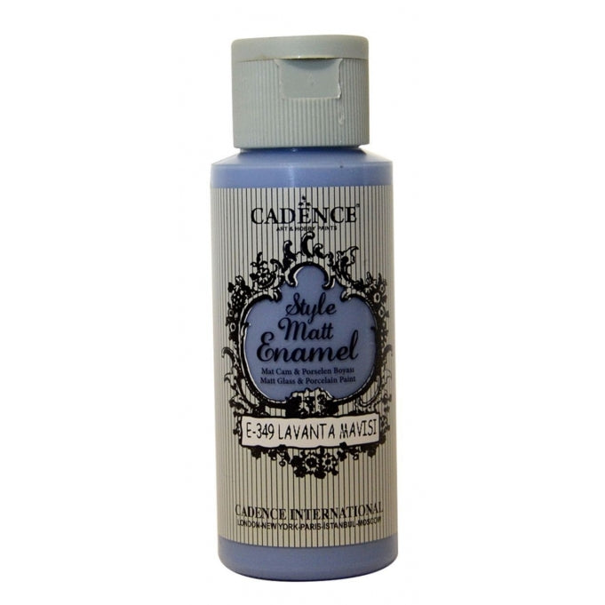 STYLE MATTE ENAMEL GLASS and PORCELINE PAINT 70ml