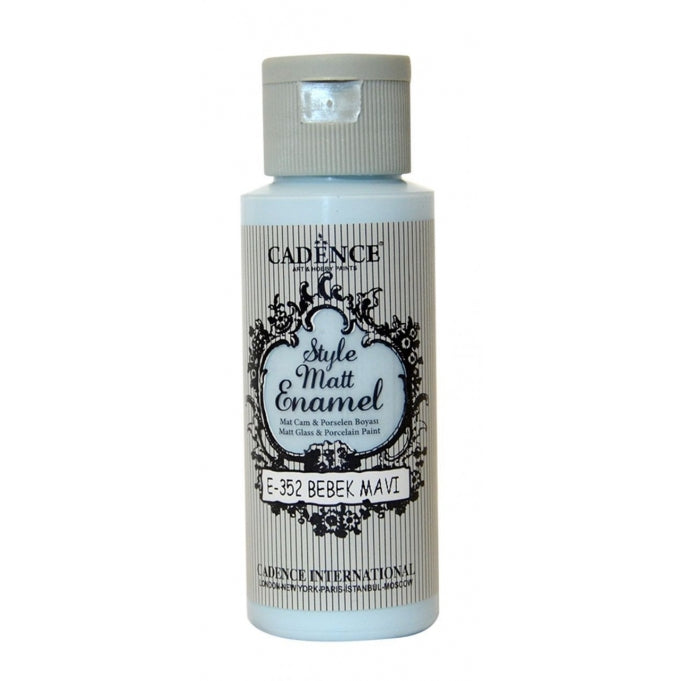 STYLE MATTE ENAMEL GLASS and PORCELINE PAINT 70ml