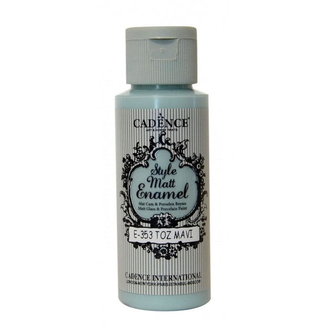 STYLE MATTE ENAMEL GLASS and PORCELINE PAINT 70ml