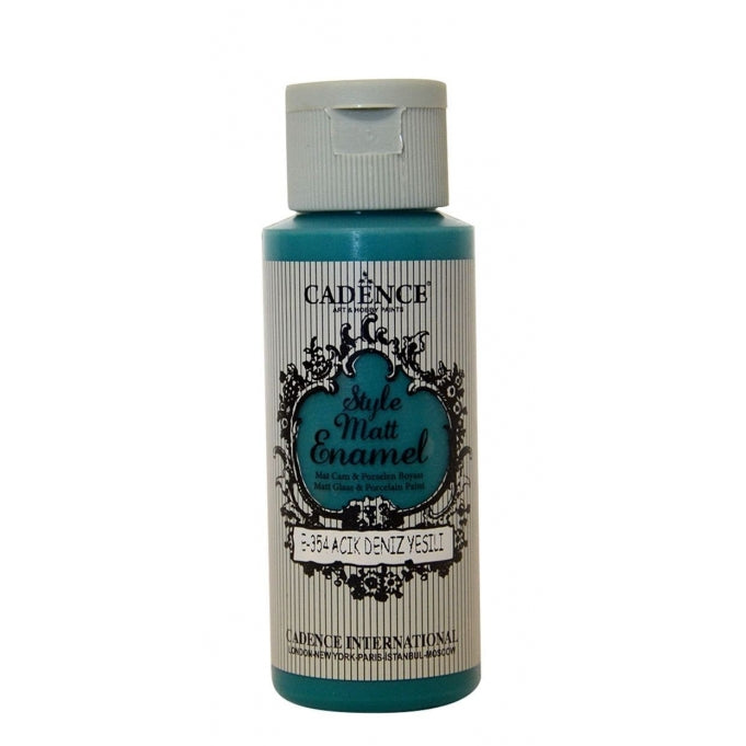 STYLE MATTE ENAMEL GLASS and PORCELINE PAINT 70ml