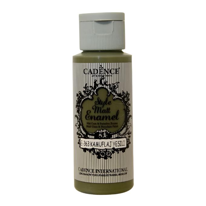 STYLE MATTE ENAMEL GLASS and PORCELINE PAINT 70ml
