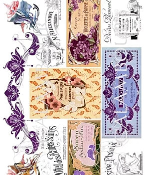 Decoupage rice paper