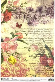 Decoupage rice paper