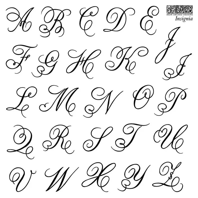IOD Stamps Insignia set of Four 6x6