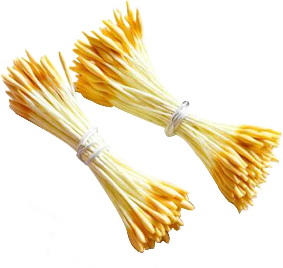 Flower Stamens 2 Bundles of 140-160 Stems Handmade Flowers Pollens Stamens 2-3-Inch