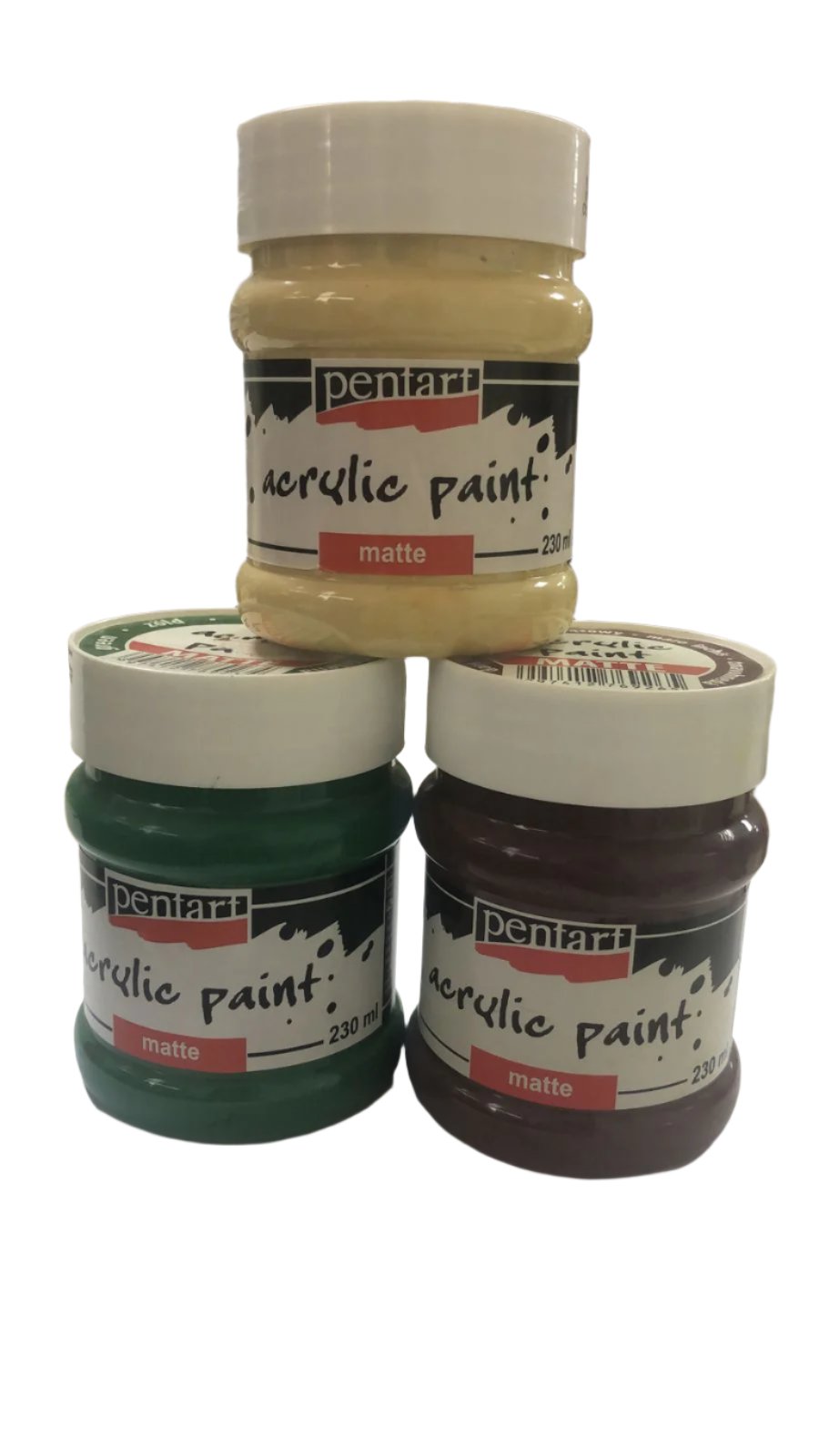 PENTART ACRYLIC PAINT MATTE ( package set )
