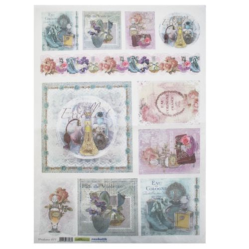Decoupage rice paper