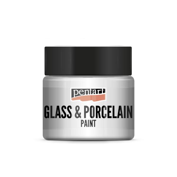 GLASS & PORCELAIN PAINT 30ML WHITE