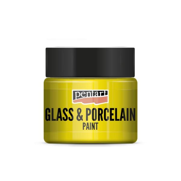 GLASS & PORCELAIN PAINT 30ML YELLOW
