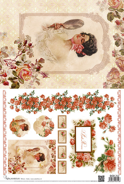 Decoupage rice paper