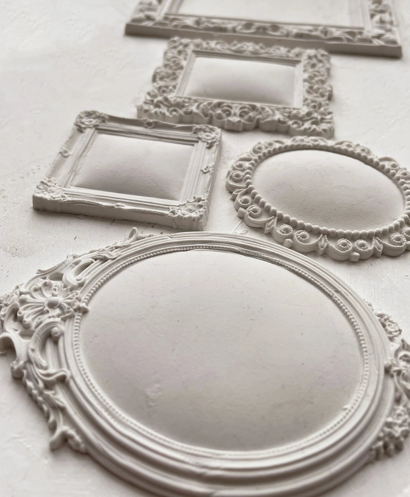 IOD IRON ORCHID DESIGN DECOR MOULDS ( FRAME )