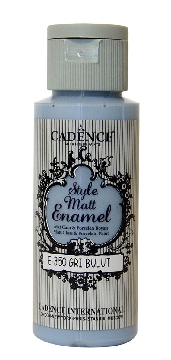 STYLE MATTE ENAMEL GLASS and PORCELINE PAINT 70ml