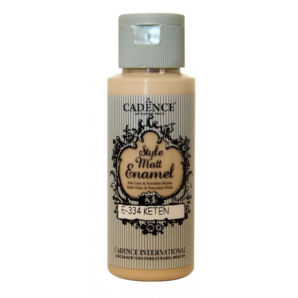 STYLE MATTE ENAMEL GLASS and PORCELINE PAINT 70ml