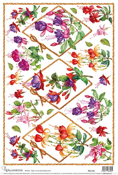 Decoupage rice paper