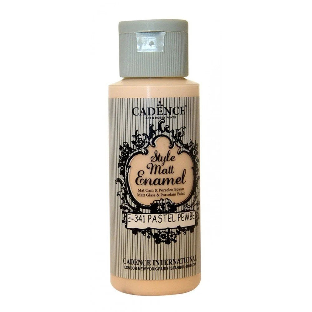 STYLE MATTE ENAMEL GLASS and PORCELINE PAINT 70ml