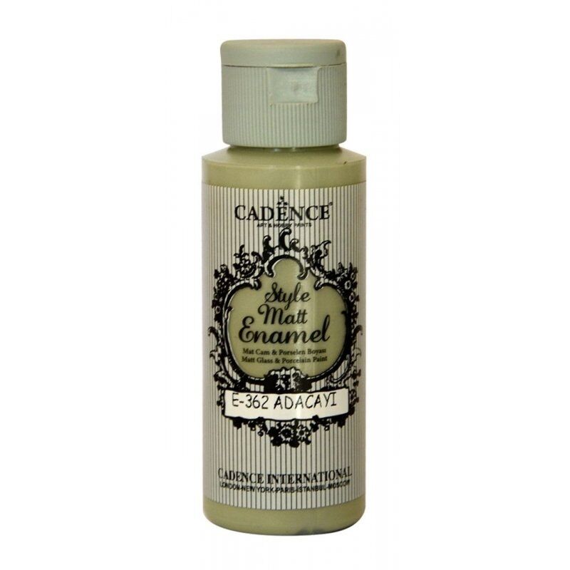 STYLE MATTE ENAMEL GLASS and PORCELINE PAINT 70ml