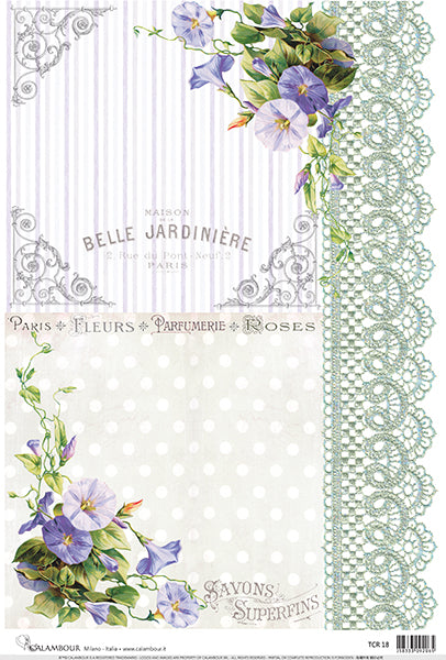 Decoupage rice paper