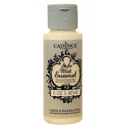 STYLE MATTE ENAMEL GLASS and PORCELINE PAINT 70ml
