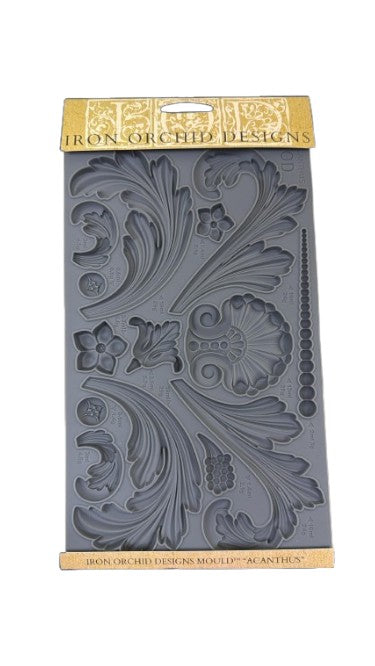 IOD IRON ORCHID DESIGN MOULS ( Acanthus Scroll )