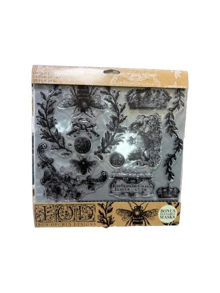 IOD DECOR STAMP ( QUEEN BEE )