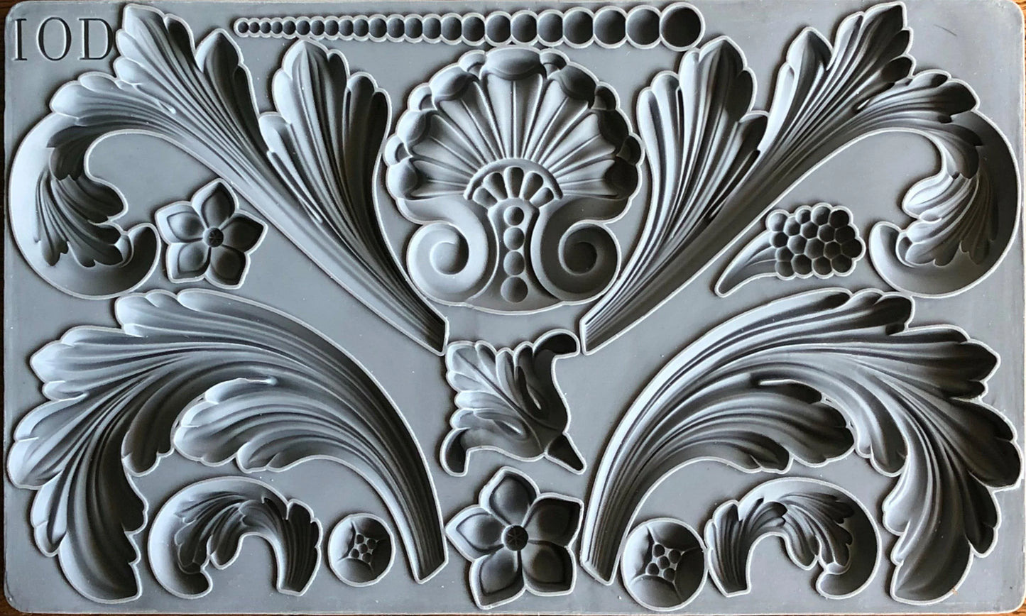 IOD IRON ORCHID DESIGN MOULS ( Acanthus Scroll )