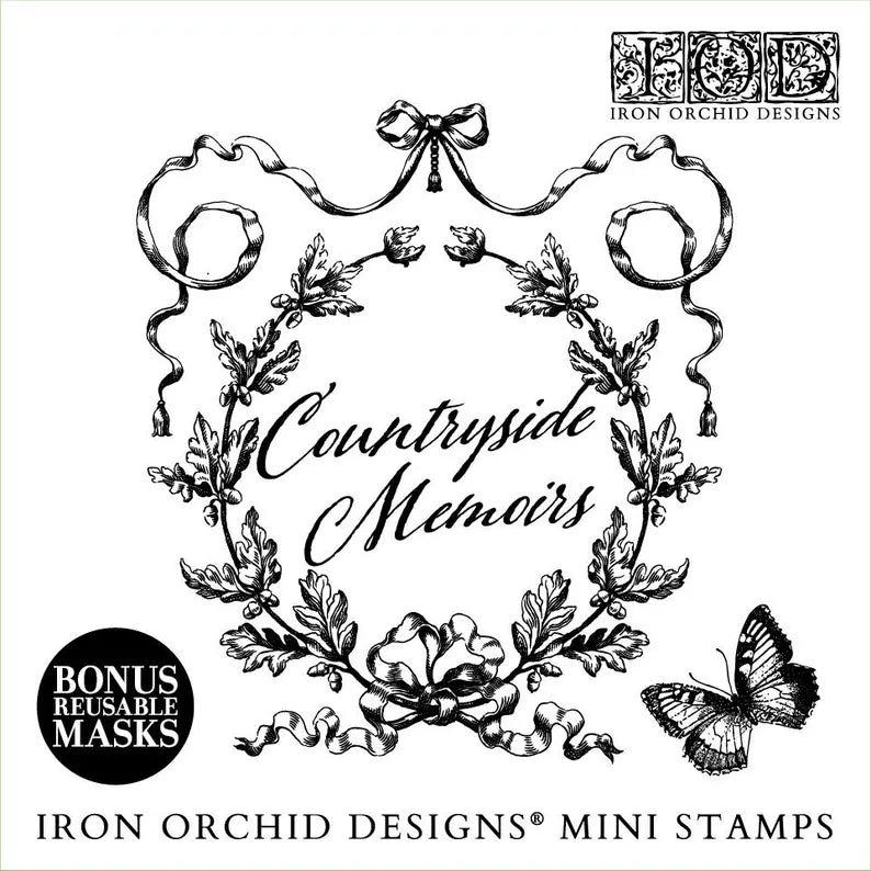 IOD Stamps Countryside Memories Four Stamps 6x6