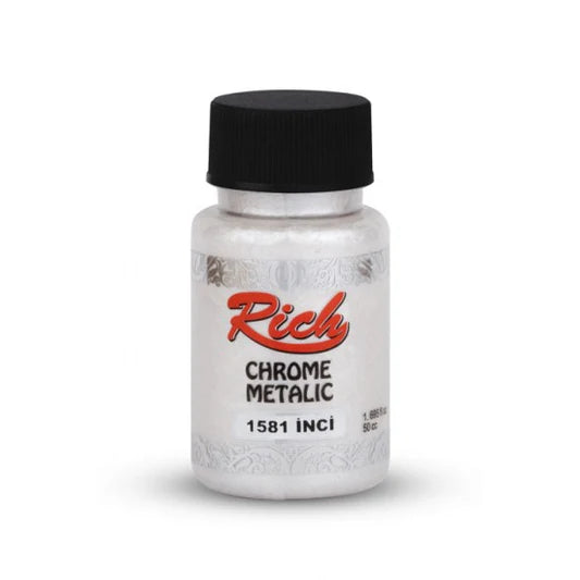 Chrome metallic paint Rich 50ml