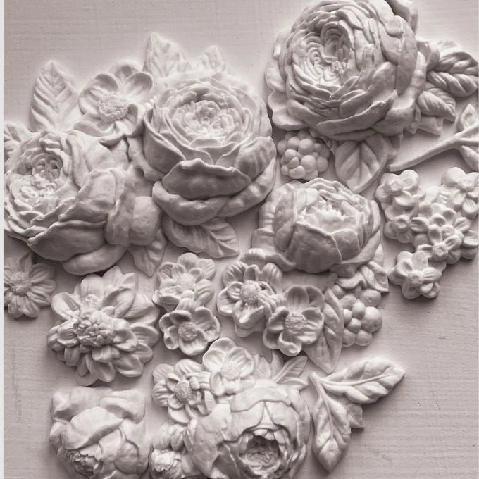 IOD Iron Orchid Designs Décor Molds ( Smaller but deeper! 5 x 7 x .7 inch ( 12.7 x 17.78 x 1.7 cm)