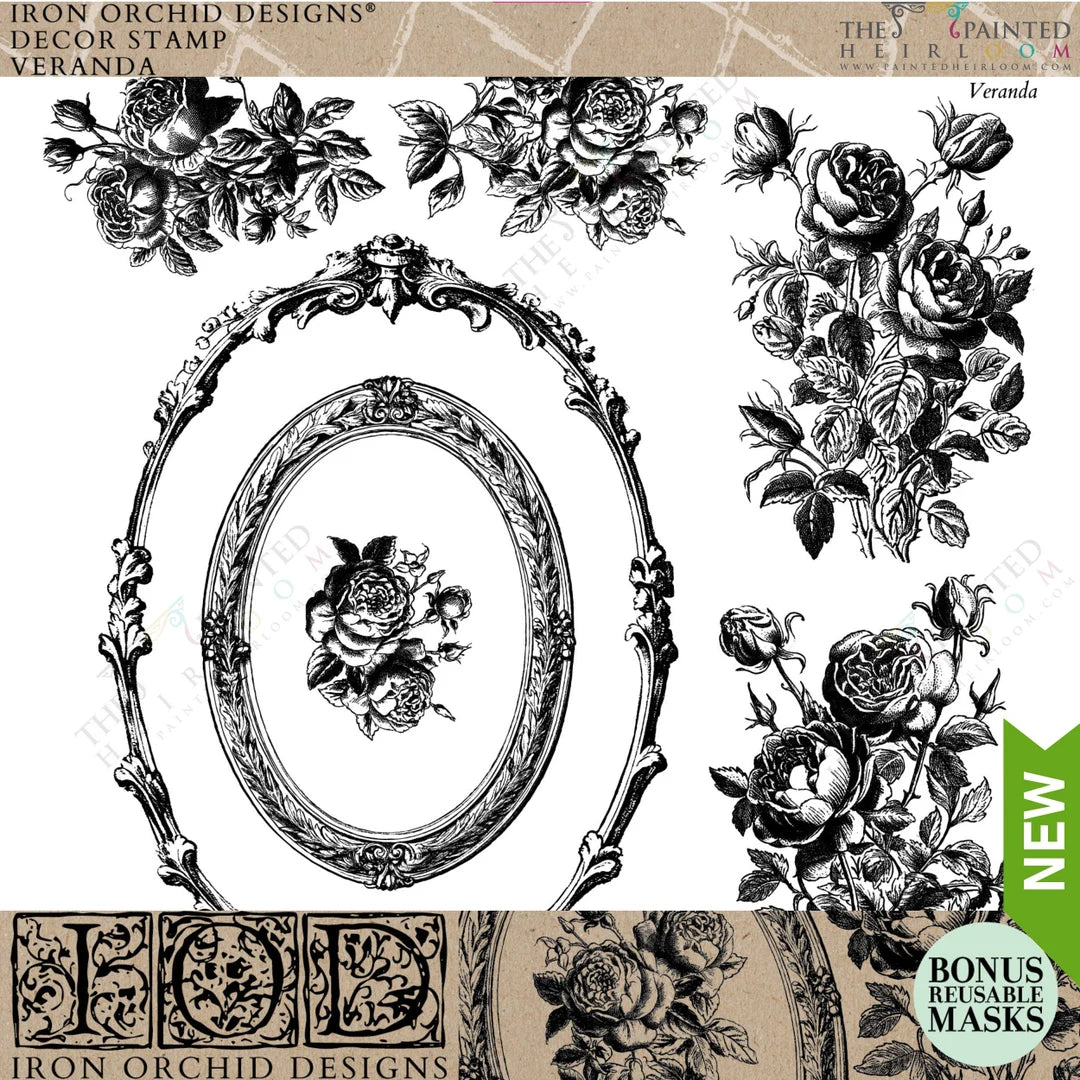 IOD DECOR STAMPS ( VERANDA )