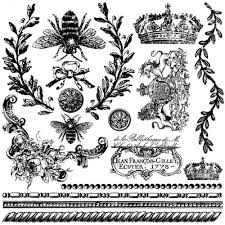 IOD DECOR STAMP ( QUEEN BEE )