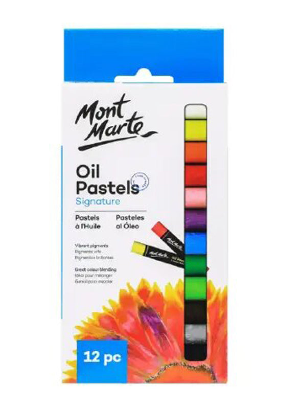 MONT MARTE OIL PASTEL signature 12 pcs