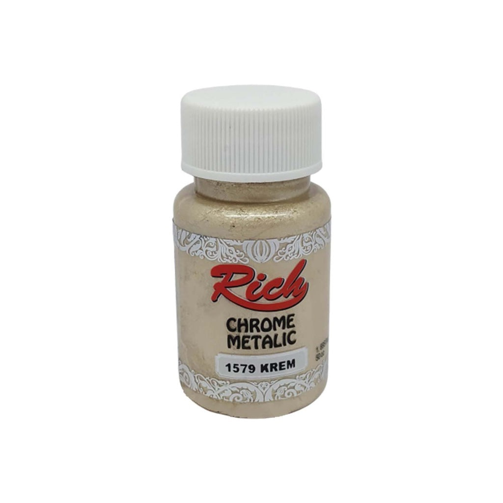 Chrome metallic paint Rich 50ml