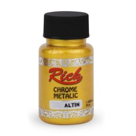 Chrome metallic paint Rich 50ml