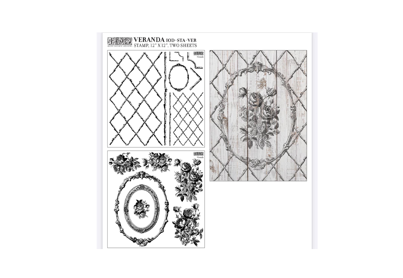 IOD DECOR STAMPS ( VERANDA )