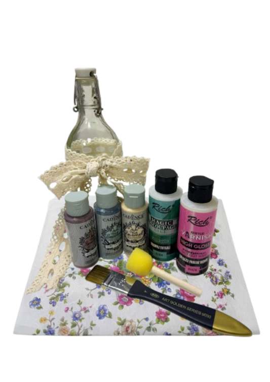 Kids DIY Bottle Art Kit