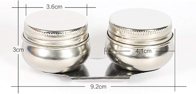 Double Dipper Oil Painting Palette Cup