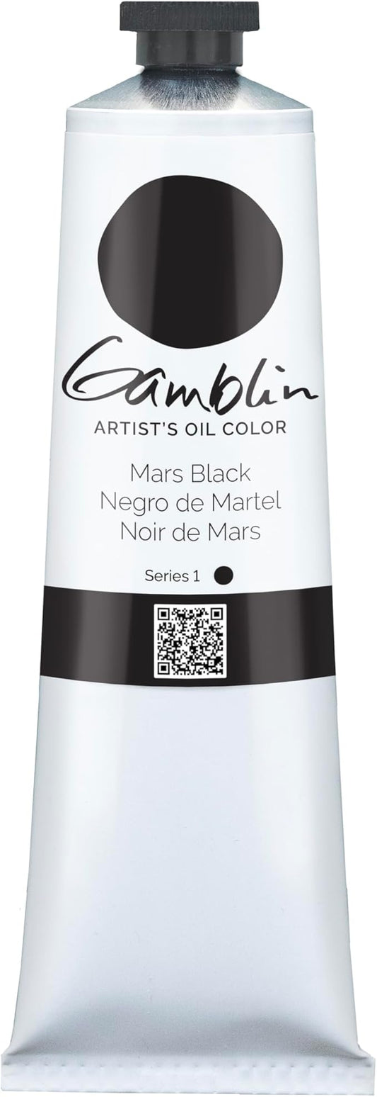 Gamblin Oil Colors- Mars Black 150ml