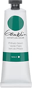 GAMBLIN OIL COLORS  PHTALO GREEN 37ML