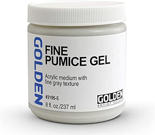 Golden Artist Colors GEL FINE PUMICE GEL 8OZ