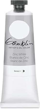 GAMBLIN OIL COLORS  ZINC WHITE 37ML