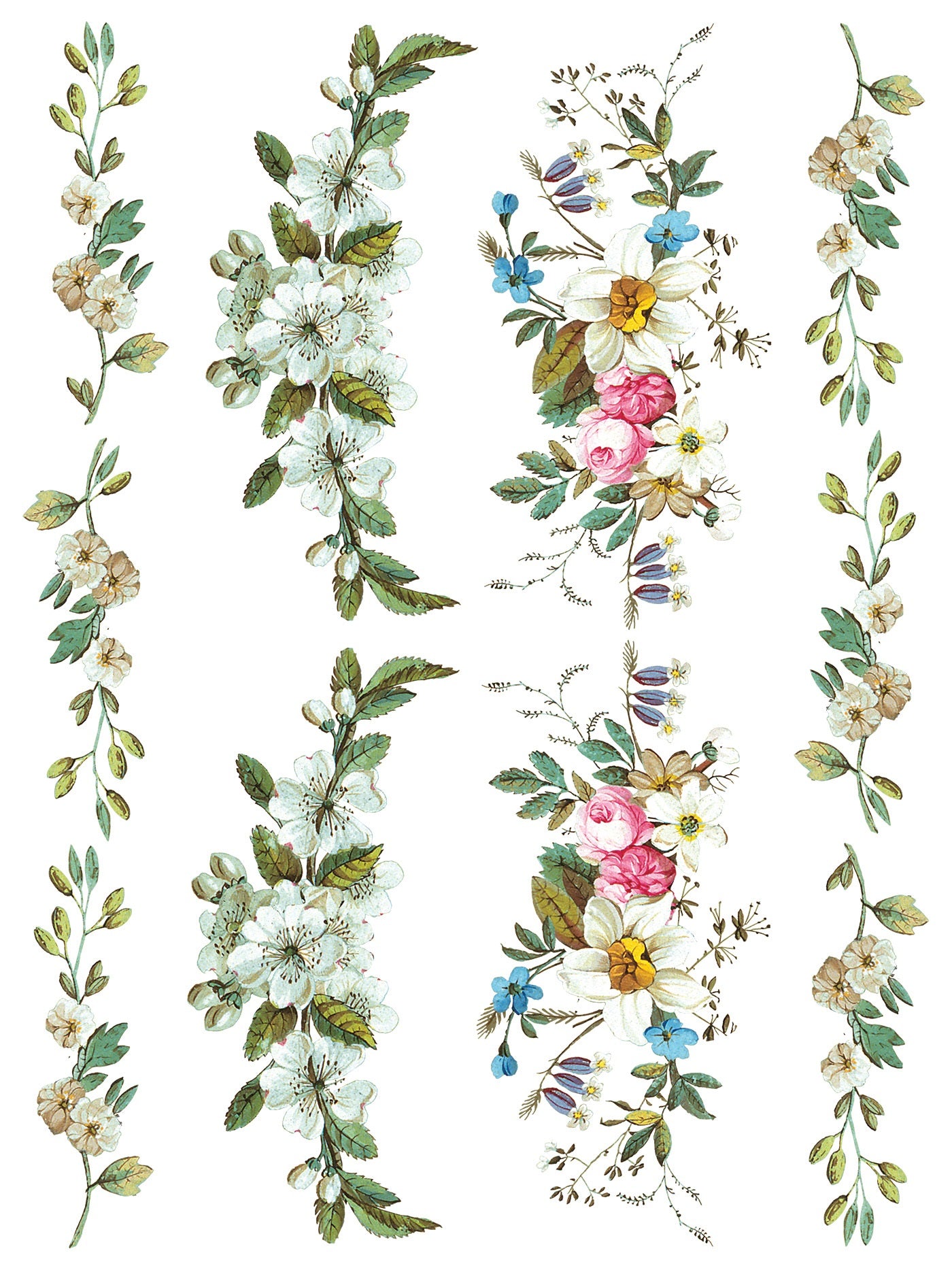 IOD Transfer Lost Garden 12x16 sheet)
