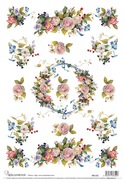 Decoupage Paper PAU02